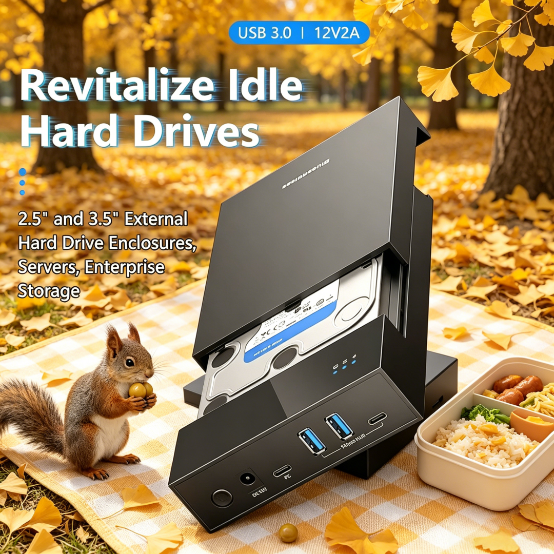 Power Tools Microsoft - Resilient Arcane 2.5/3.5 HDD/SSD Enclosure with