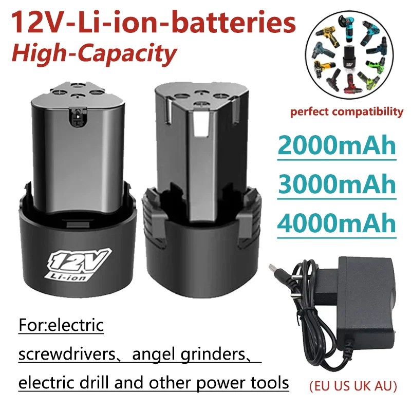 Power Tools Uk - 12V Rechargeable Lithium-Ion Battery for electric