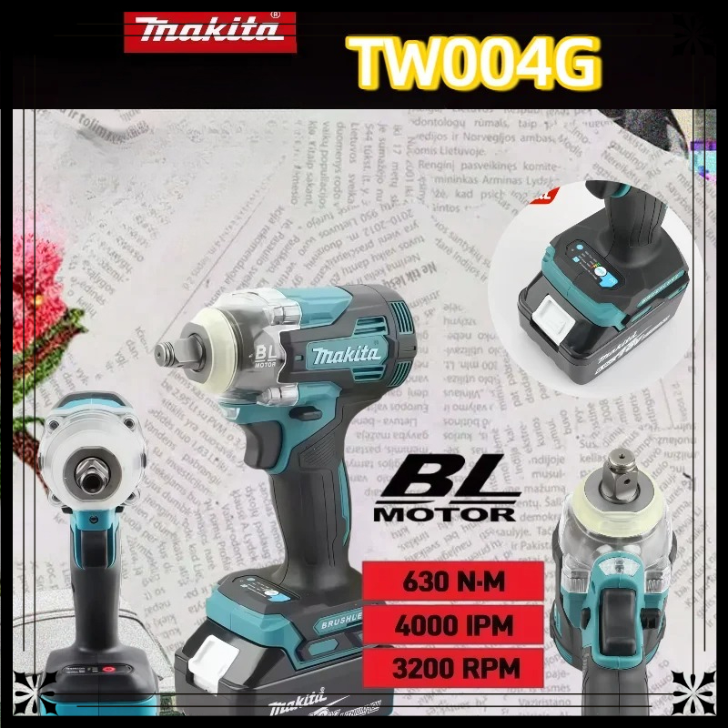 Cordless Drill Driver - Makita TW004G For 18V Battery 630N.m