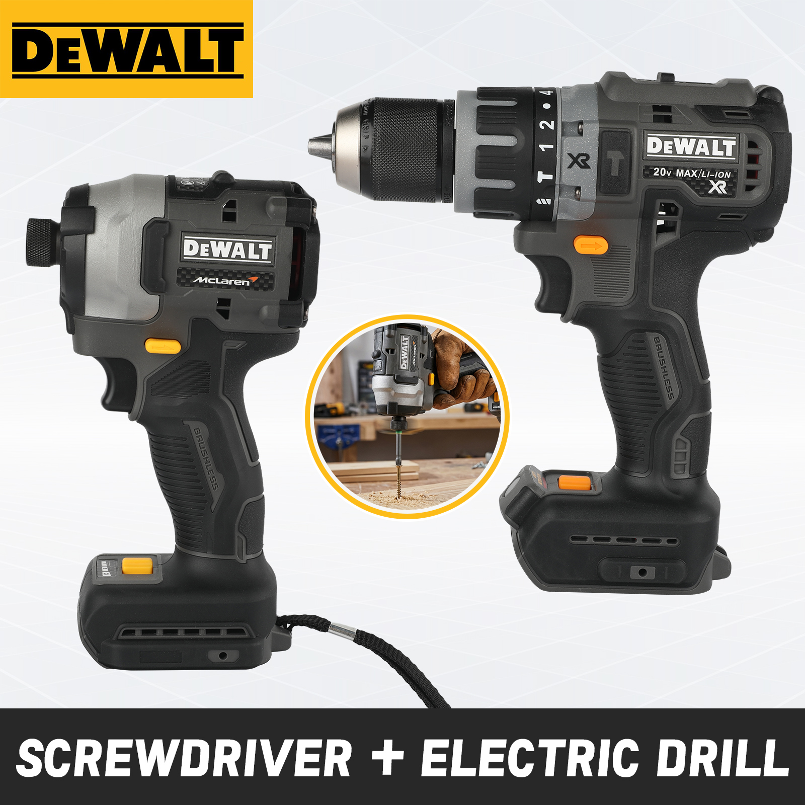 Power Tools Uk - DeWalt DCF85M McLaren Brushless Motor Screwdriver
