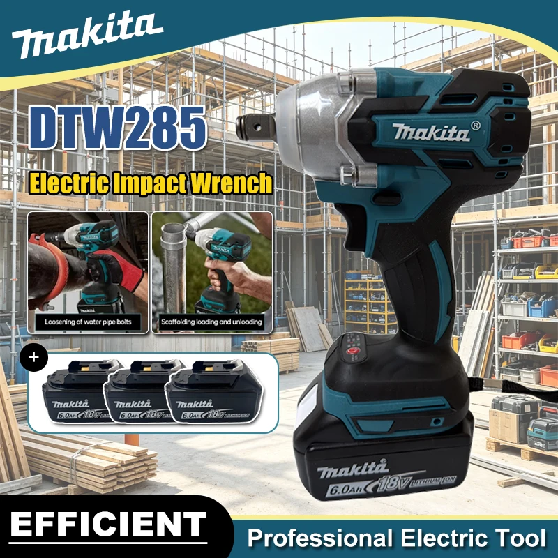 Power Tools Used - Makita DTW285 18V Brushless Electric Screwdriver