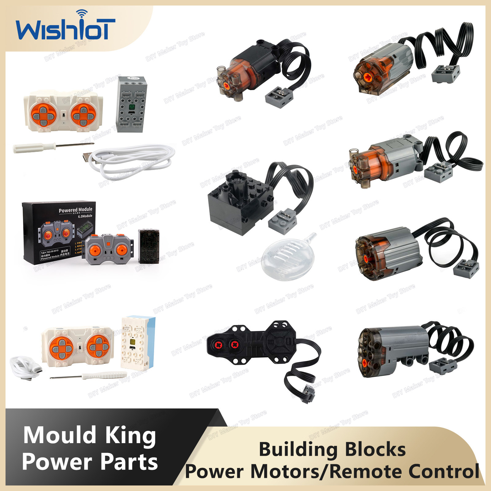 Power Tools Lego - Mould King Power Functions Technical Parts