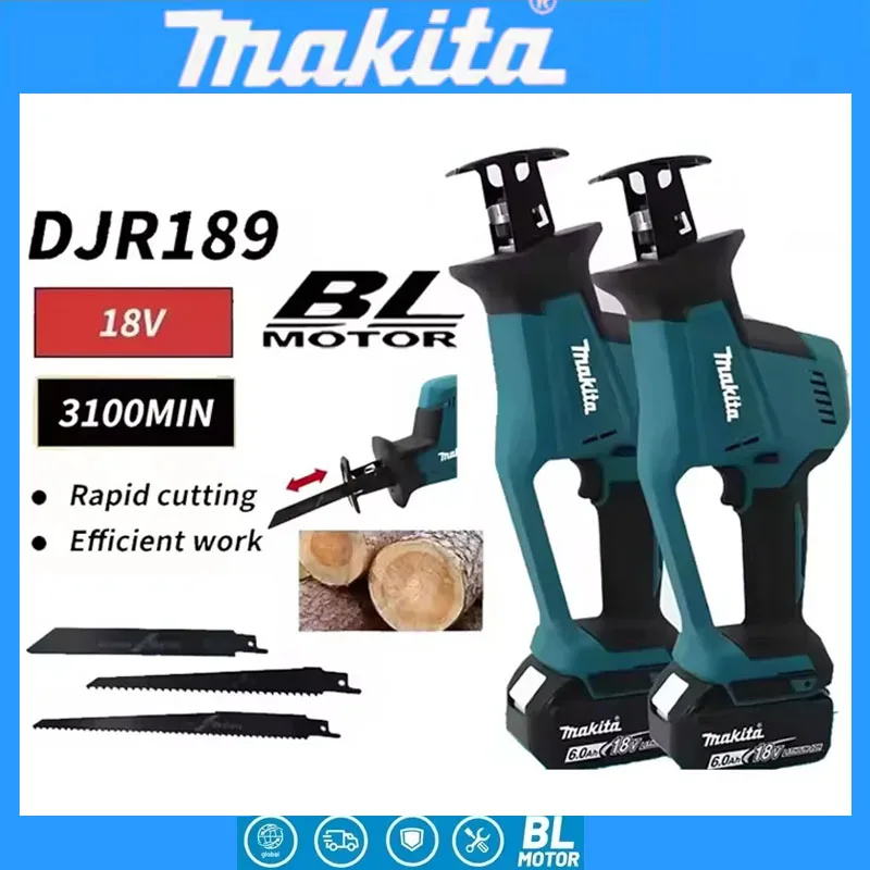 Power Tools Used - Makita DJR189 18V Cordless Electric Reciprocating