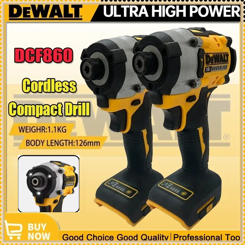 Cordless Drill Driver - Dewalt DCF860 Brushless Electric Drill Screwdriver