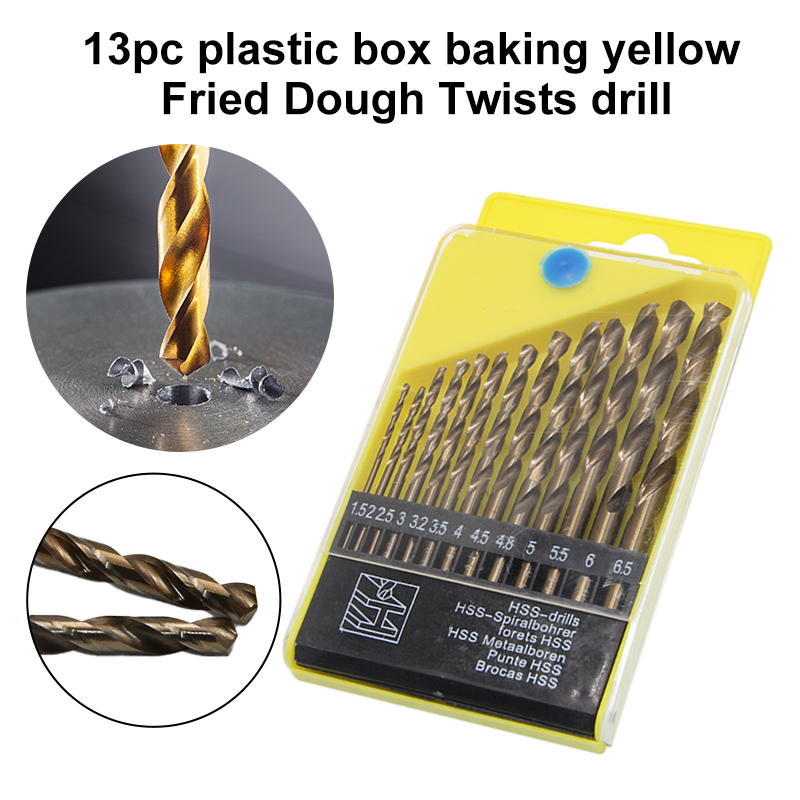 HSS baked yellow twist drill h - огляд і ціна Power Tools Yellow