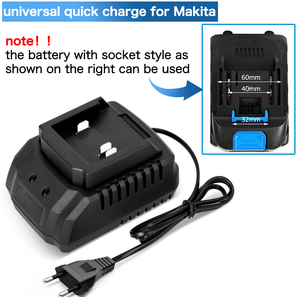 Charger EU/US/UK Plug for 18V  - огляд і ціна Power Tools Uk