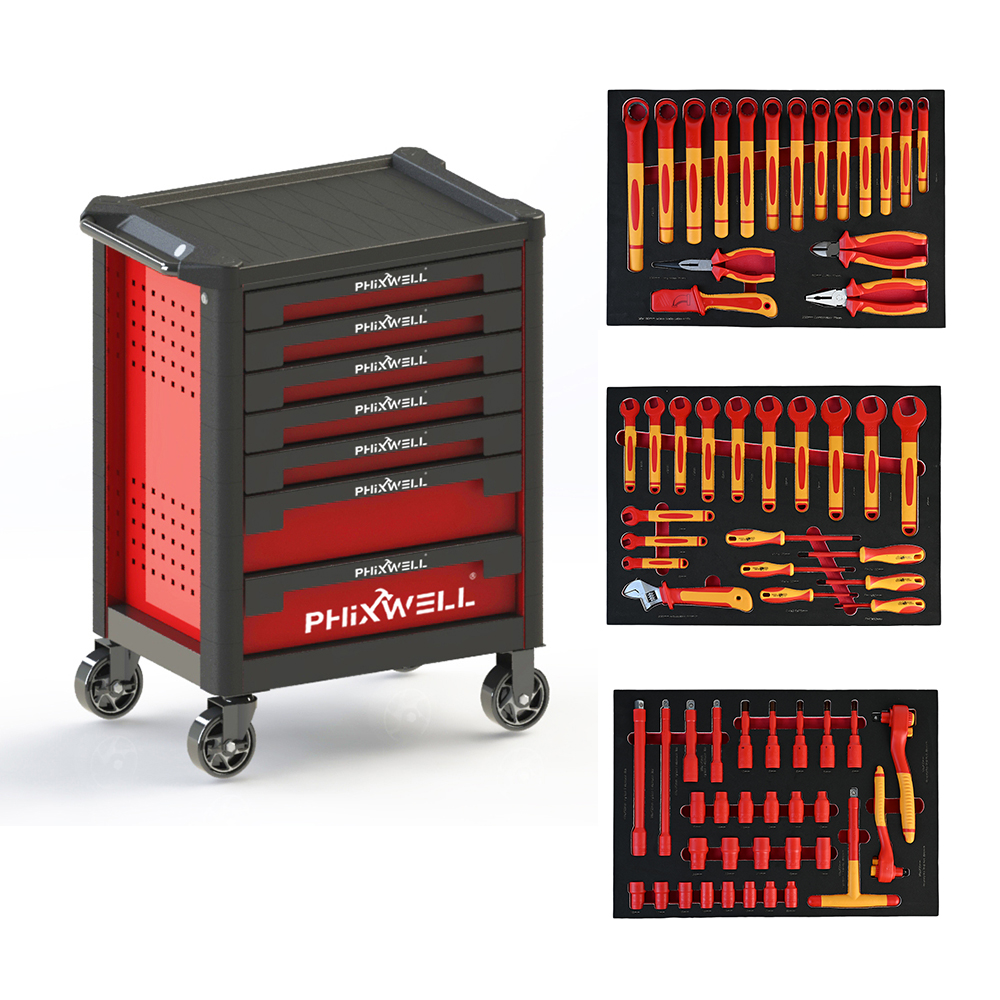 XT-016 7 Drawer Tool Cart Stai - огляд і ціна Power Xt Tools