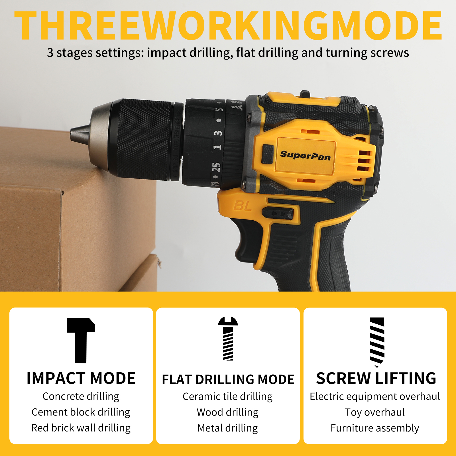20V Brushless Cordless Drill D - огляд і ціна Cordless Drill Driver