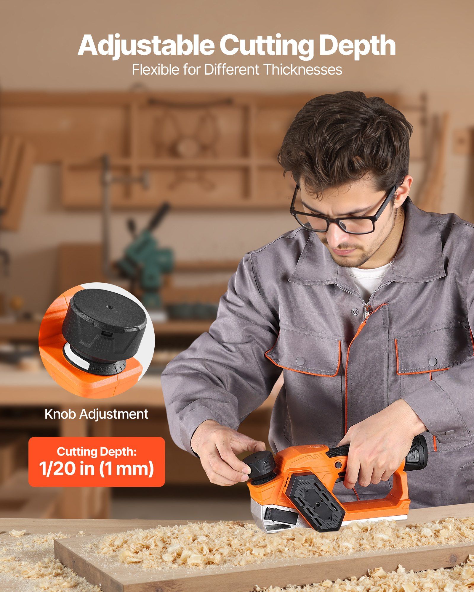 Cordless Handheld Planer, 2-1/ - огляд і ціна Planer Handheld Electric