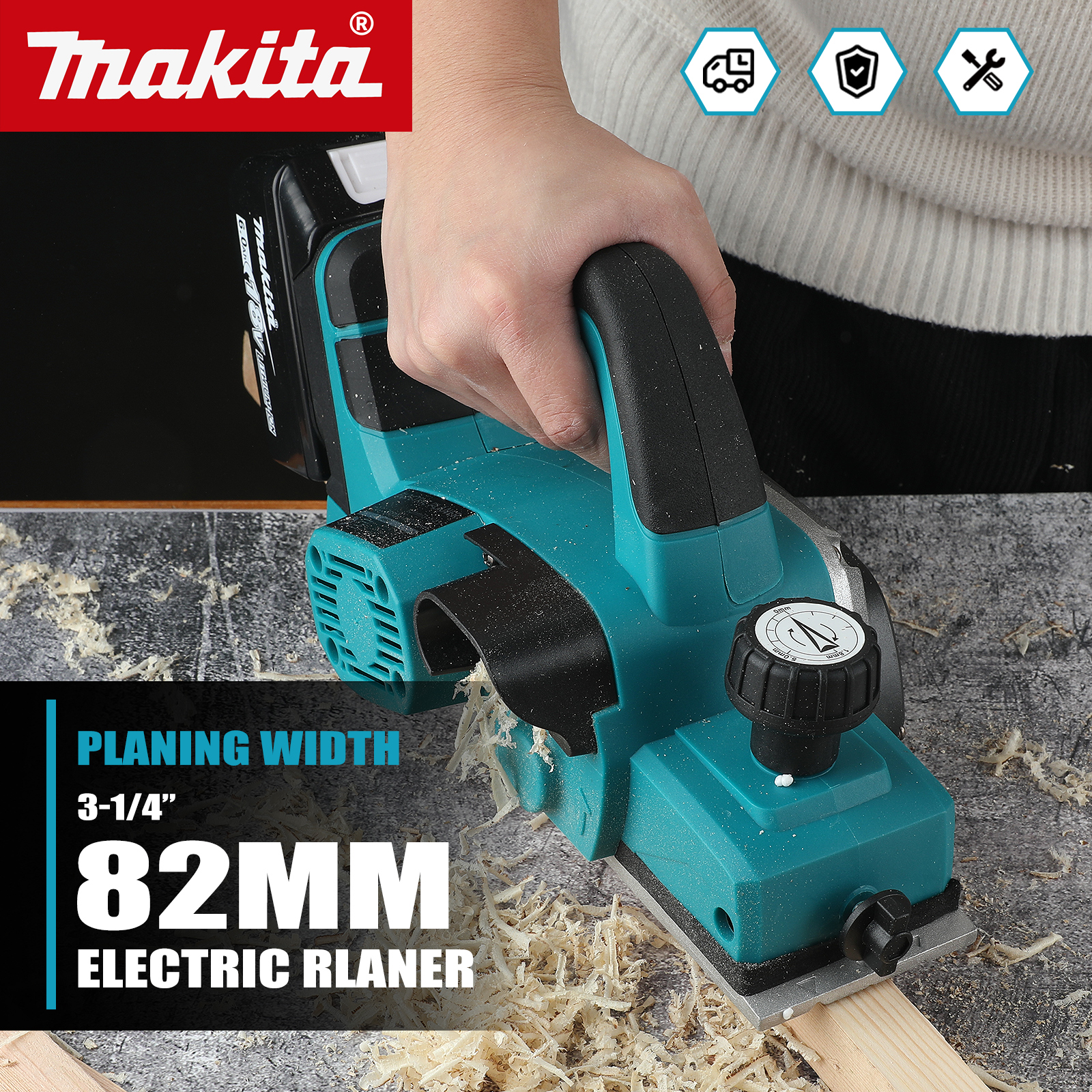 2026 New Makita Electric Plane - огляд і ціна Planer Handheld Electric