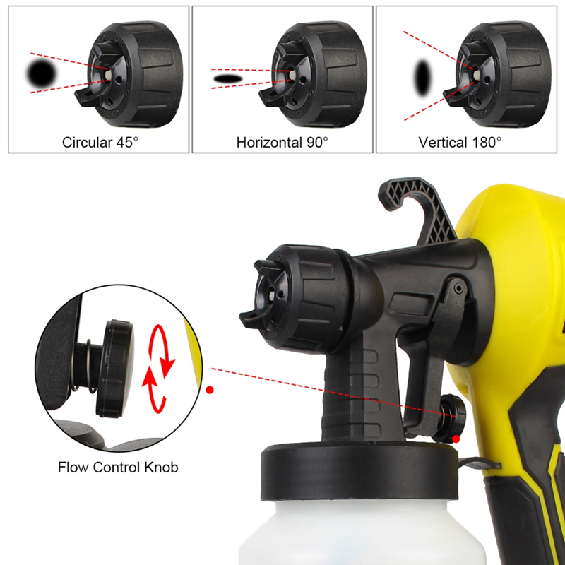 1 Piece 800Ml Spraying Electri - огляд і ціна Power Tools Yellow
