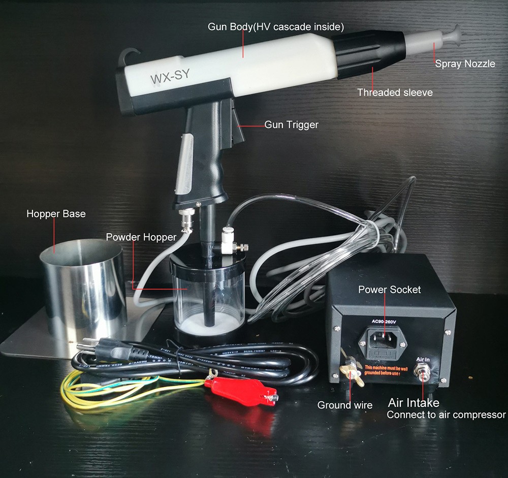 110V/220V Portable Powder Coat - огляд і ціна Power Xt Tools