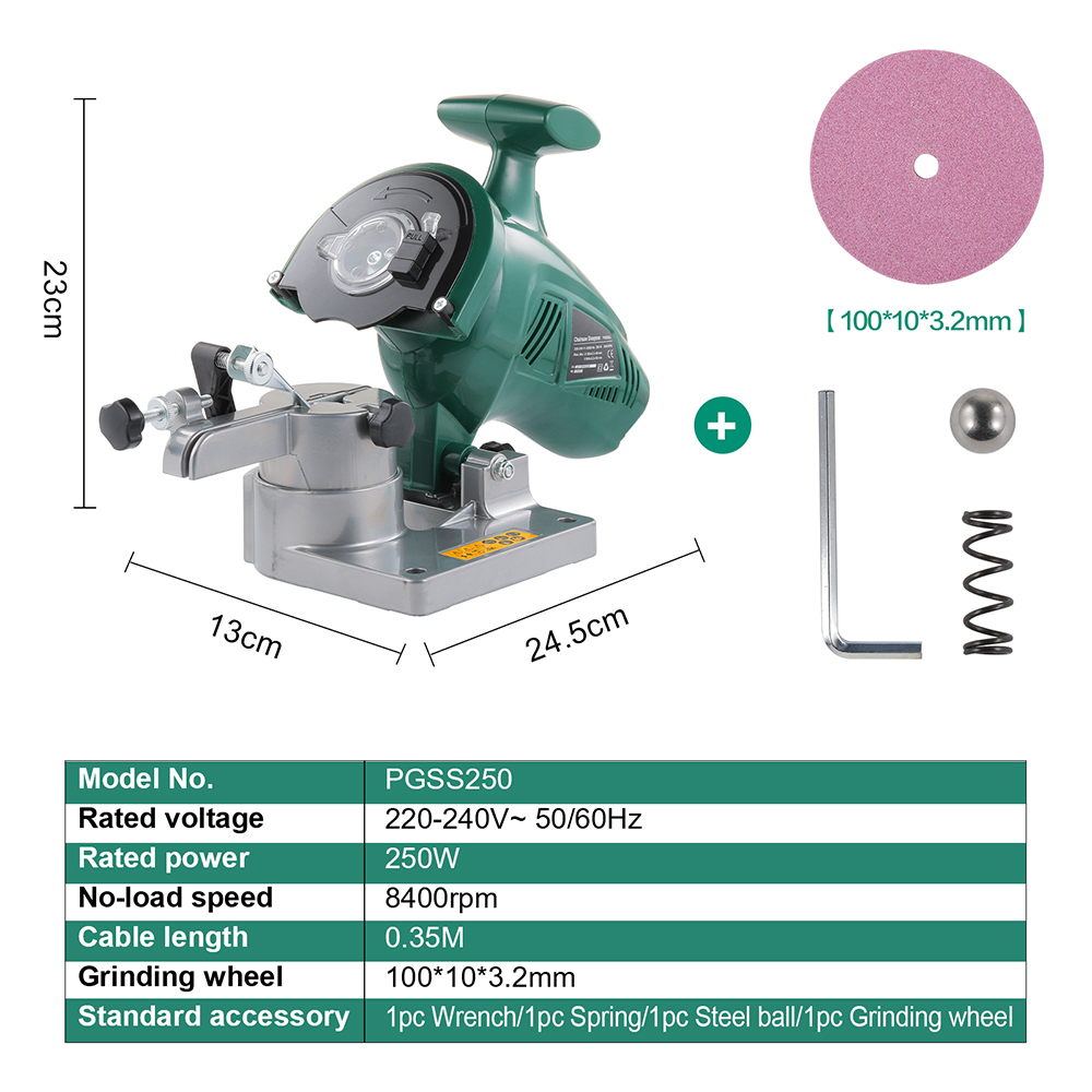 POSENPRO 250W ChainSaw Sharpen - огляд і ціна Power Tools Used