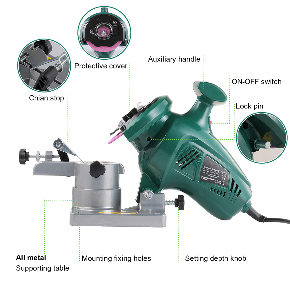 POSENPRO 250W ChainSaw Sharpen - огляд і ціна Power Tools Used
