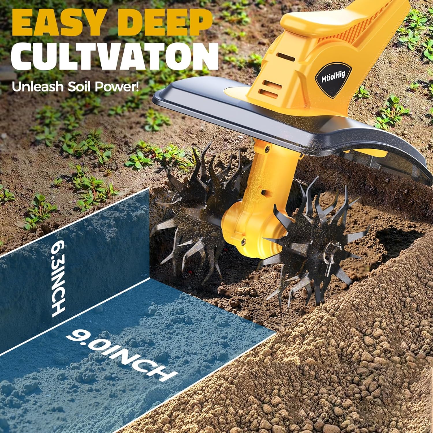 Cordless Tiller Cultivator Com - огляд і ціна Power Tools And Hand Tools