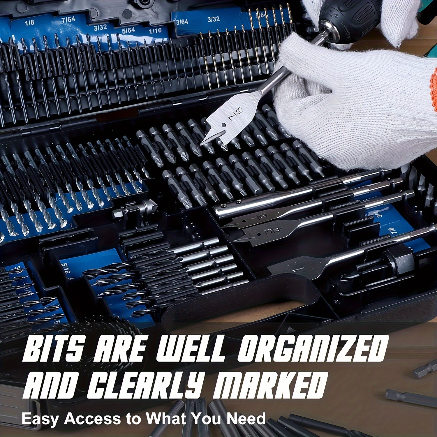 Drill Bit Set, 246pcs for Cord - огляд і ціна Cordless Drill Driver