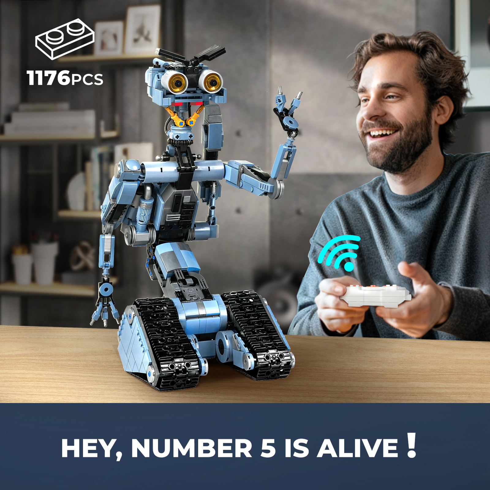 MOC 2026 New Mecha Johnnyed 5  - огляд і ціна Power Tools Lego