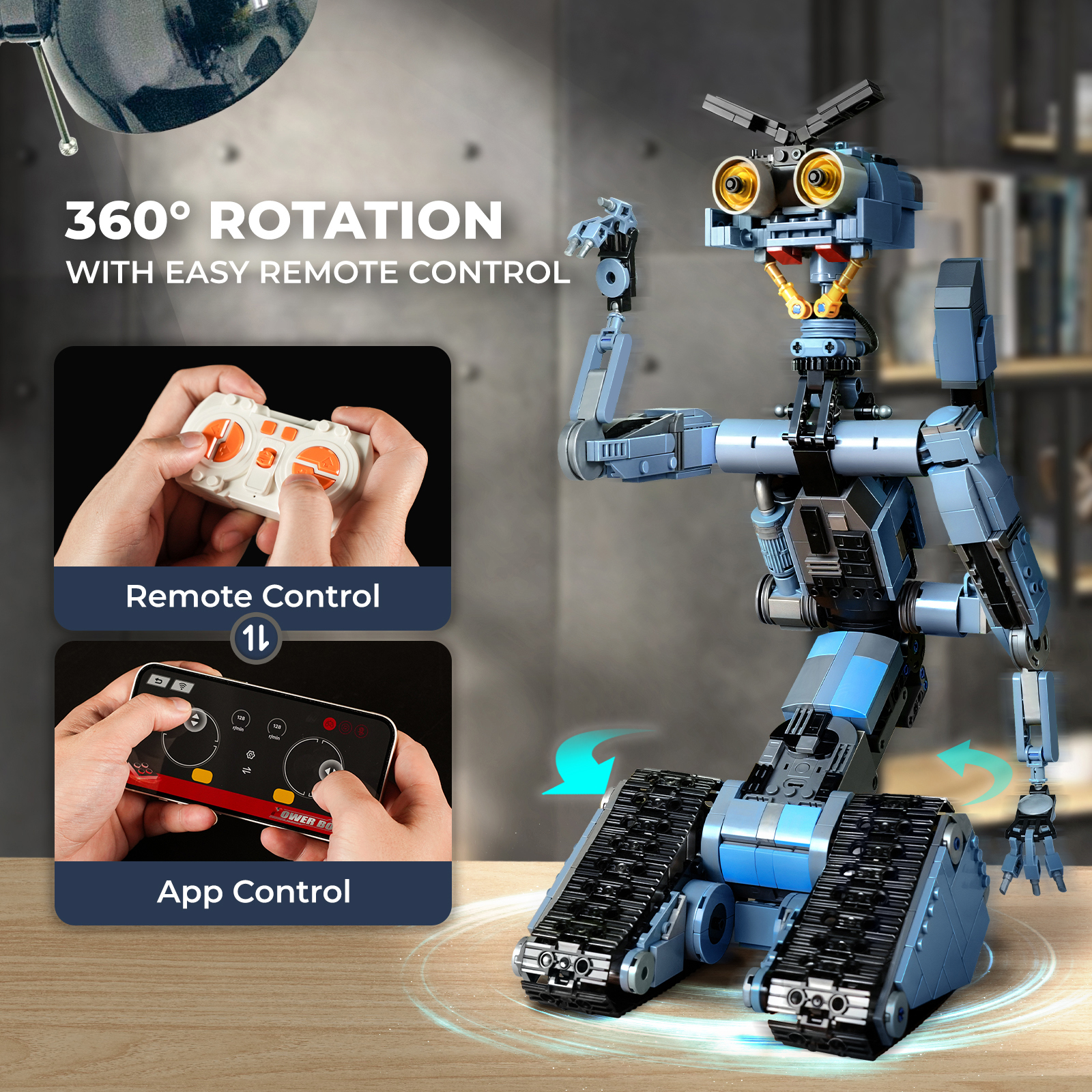 MOC 2026 New Mecha Johnnyed 5  - огляд і ціна Power Tools Lego
