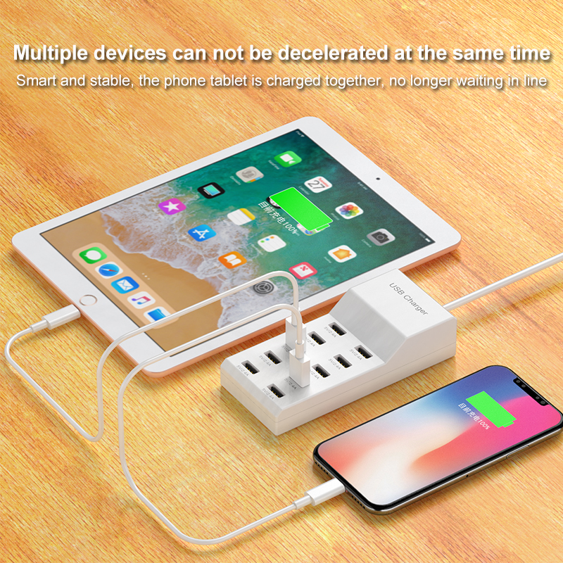 10 Ports USB Hub Fast Charger  - огляд і ціна Power Tools Uk