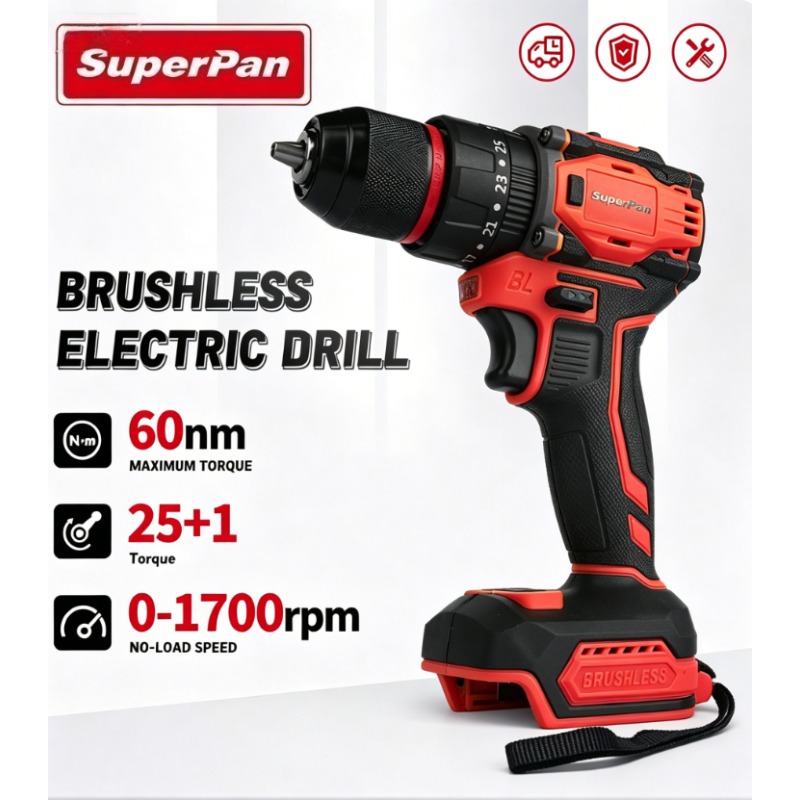 Superpan 60Nm Brushless Cordle - огляд і ціна Cordless Drill Driver