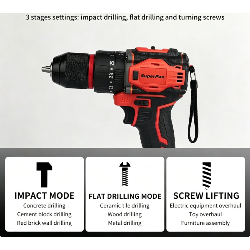 Superpan 60Nm Brushless Cordle - огляд і ціна Cordless Drill Driver