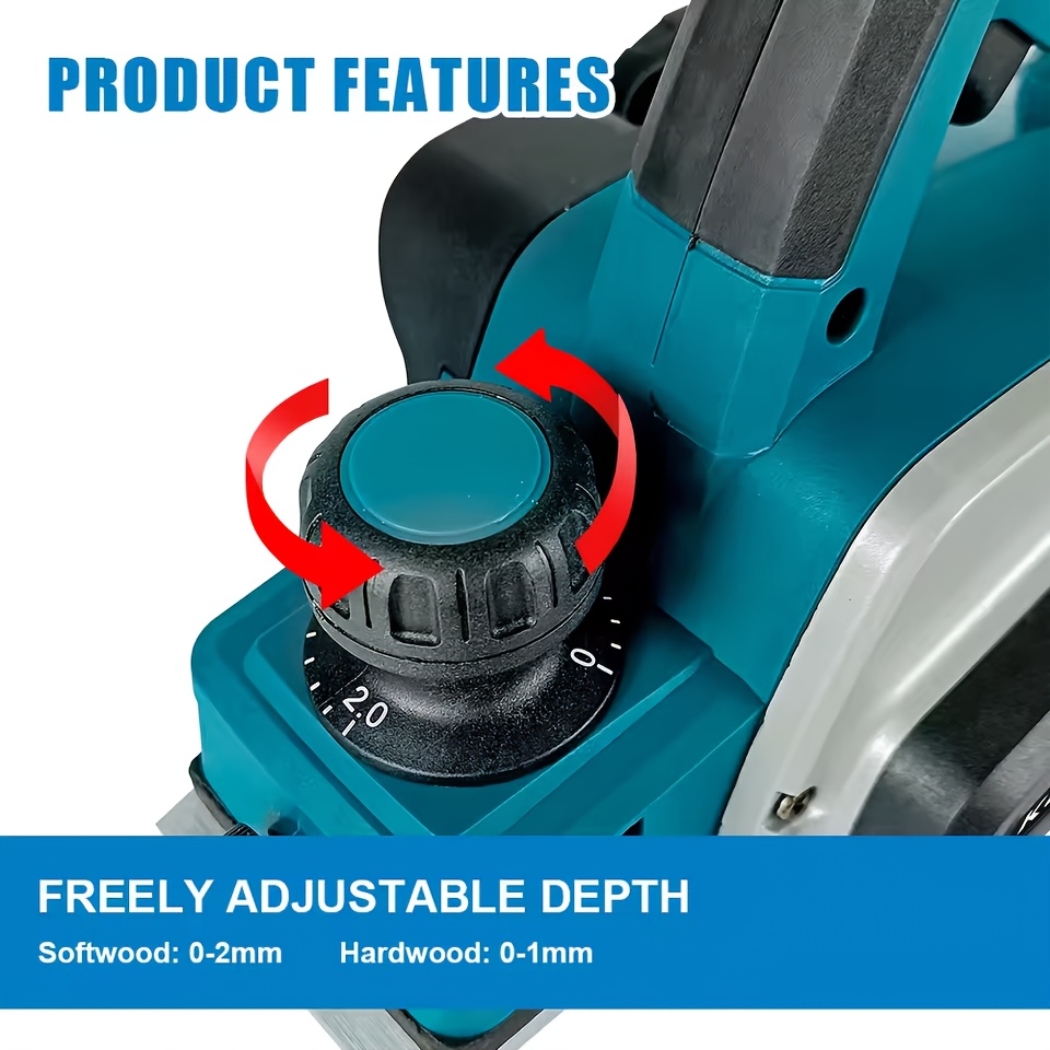 Brushless Cordless Electric Wo - огляд і ціна Planer Handheld Electric
