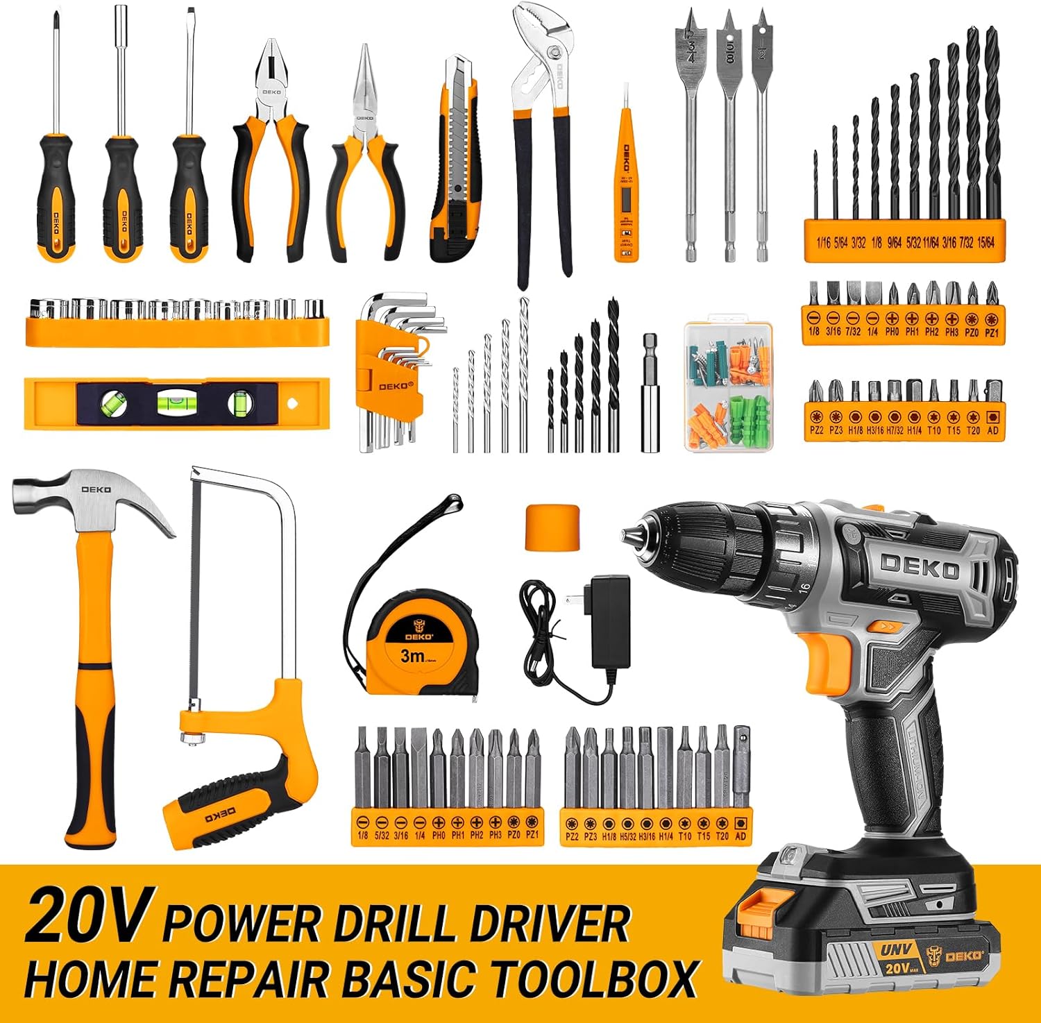 Cordless Drill Tool Kit Set: 2 - огляд і ціна Cordless Drill Driver