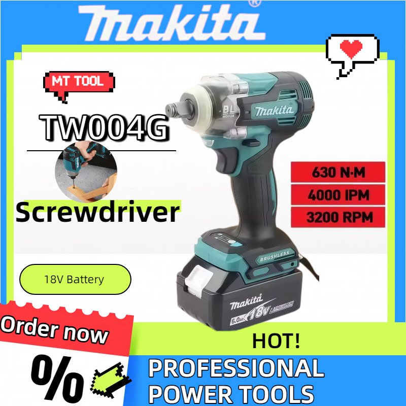 Makita TW004G 630N.m Brushless - огляд і ціна Cordless Drill Driver