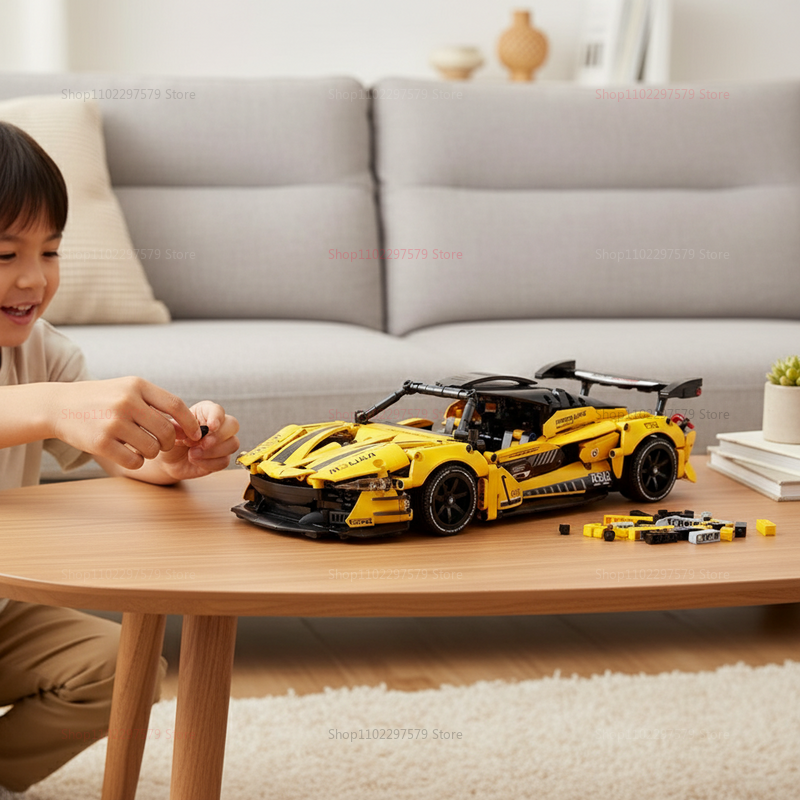 1200PCS Mechanical Sports Car  - огляд і ціна Power Tools Skills
