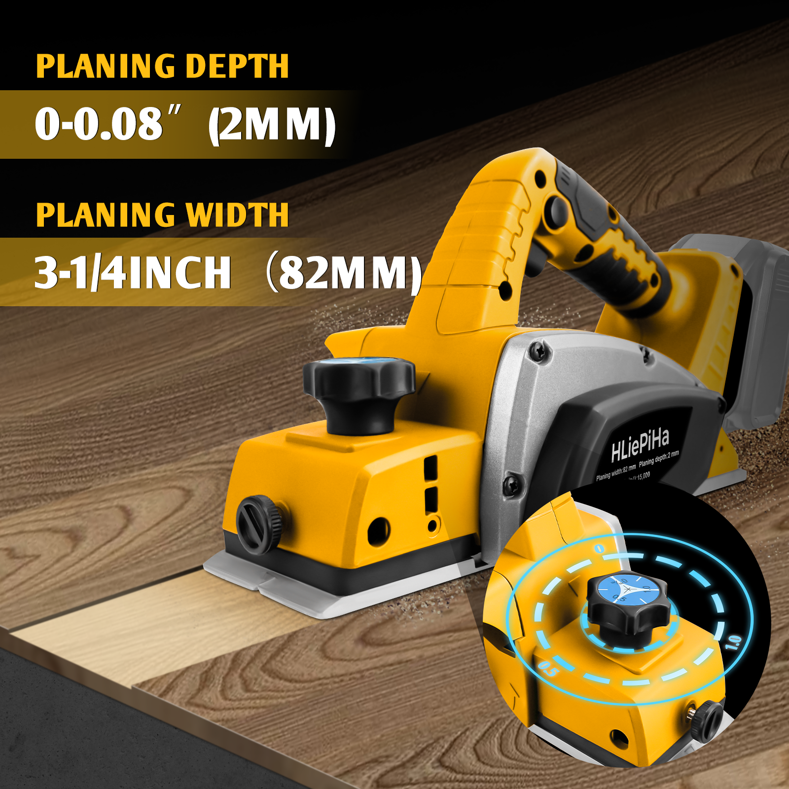 Brushless Electric Planer 82mm - огляд і ціна Planer Handheld Electric