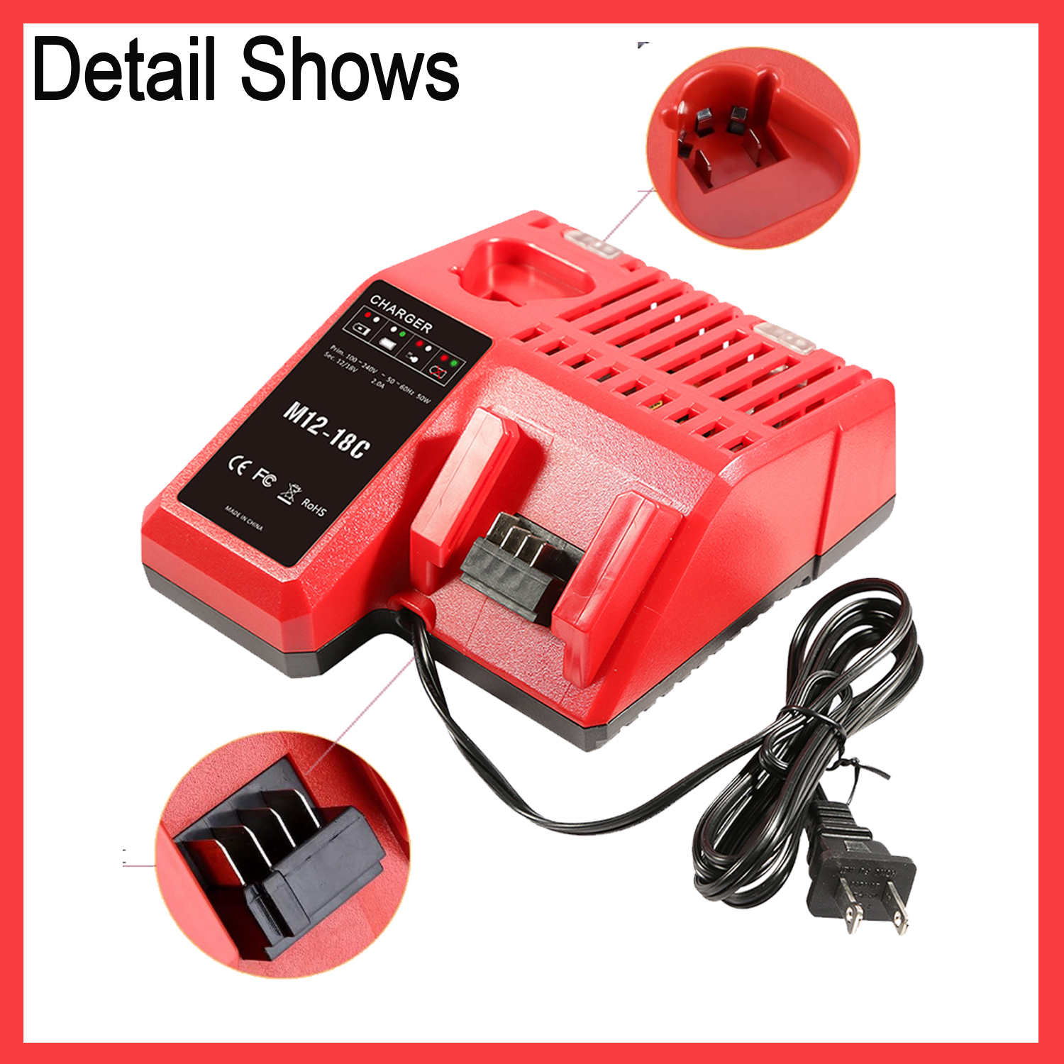 100V-240V Battery Charger For  - огляд і ціна Power Tools Uk