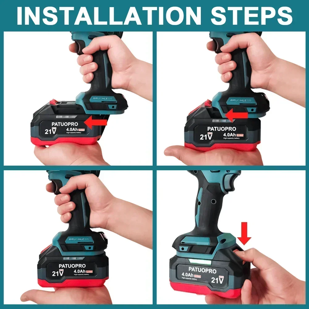18-21V 2.0Ah 4.0Ah 6.0Ah Recha - огляд і ціна Power Tools Used