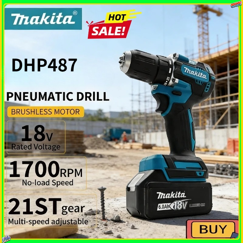 Makita DHP487 LXT Brushless Im - огляд і ціна Cordless Drill Driver