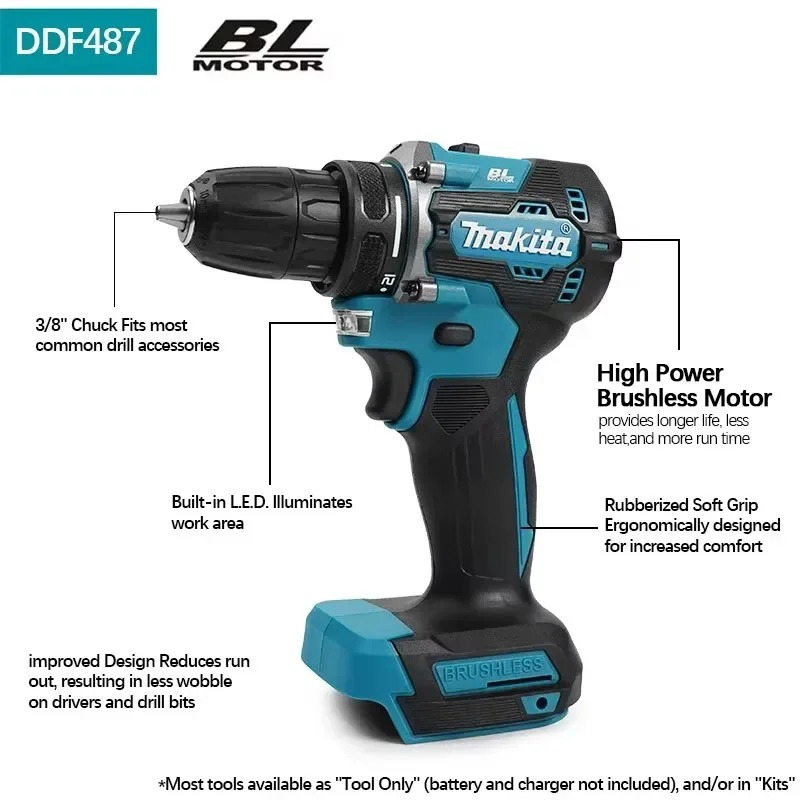 Makita DHP487 LXT Brushless Im - огляд і ціна Cordless Drill Driver