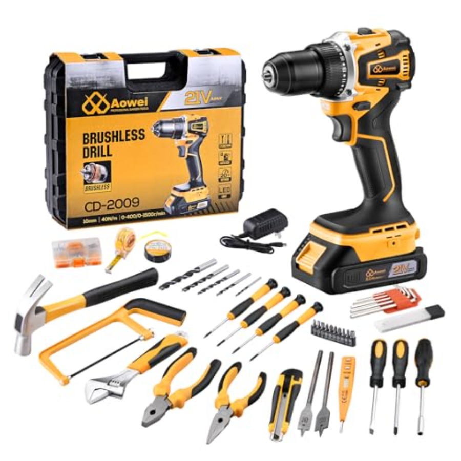 Brushless Motor Tool Kit Set:  - огляд і ціна Power Tools Yellow