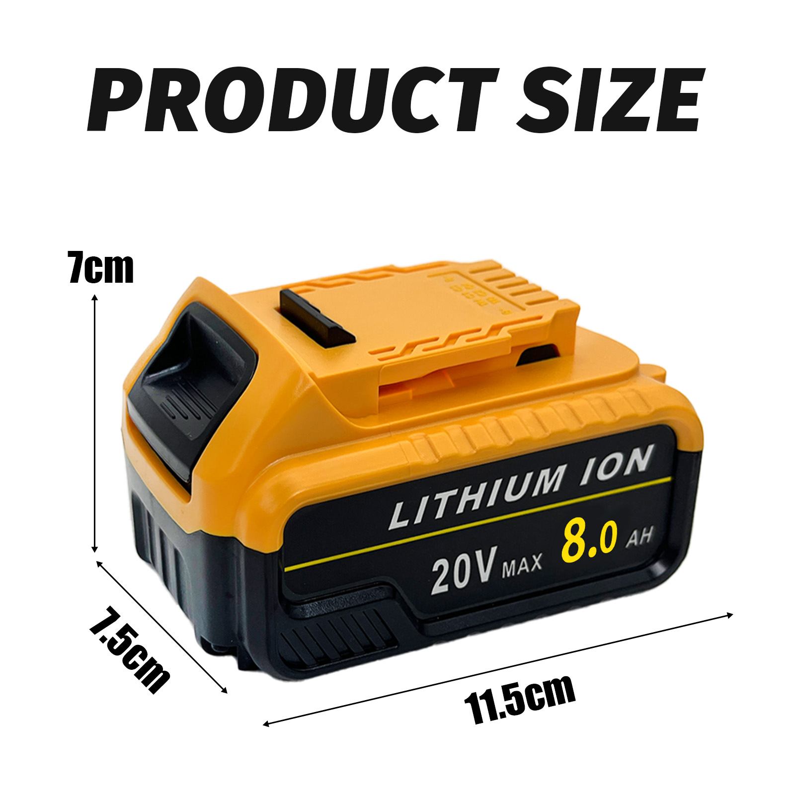 20V 8.0Ah Lithium-ion Replacem - огляд і ціна Power Tools Used